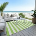 thumbnail image 6 of Addison Rugs Chantille Indoor/Outdoor Transitional Stripes Lime Washable Rectangle Rug, 10' x 14', 6 of 6