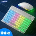 thumbnail image 2 of Keyboard For Tablet Android iOS Windows Wireless Mouse Keyboard Bluetooth-compatible Rainbow Backlit Keyboard For iPad Phone, 2 of 10