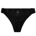 thumbnail image 6 of Charmo Women Thongs Underwear Retro Lace G-String Bikini Panties Pack of 4, 6 of 9