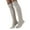 White, variant on Fgnfyis Women's Knit Thigh High Boot Socks Extra Long Winter Over Knee Leg Warmers Stockings Green One Size