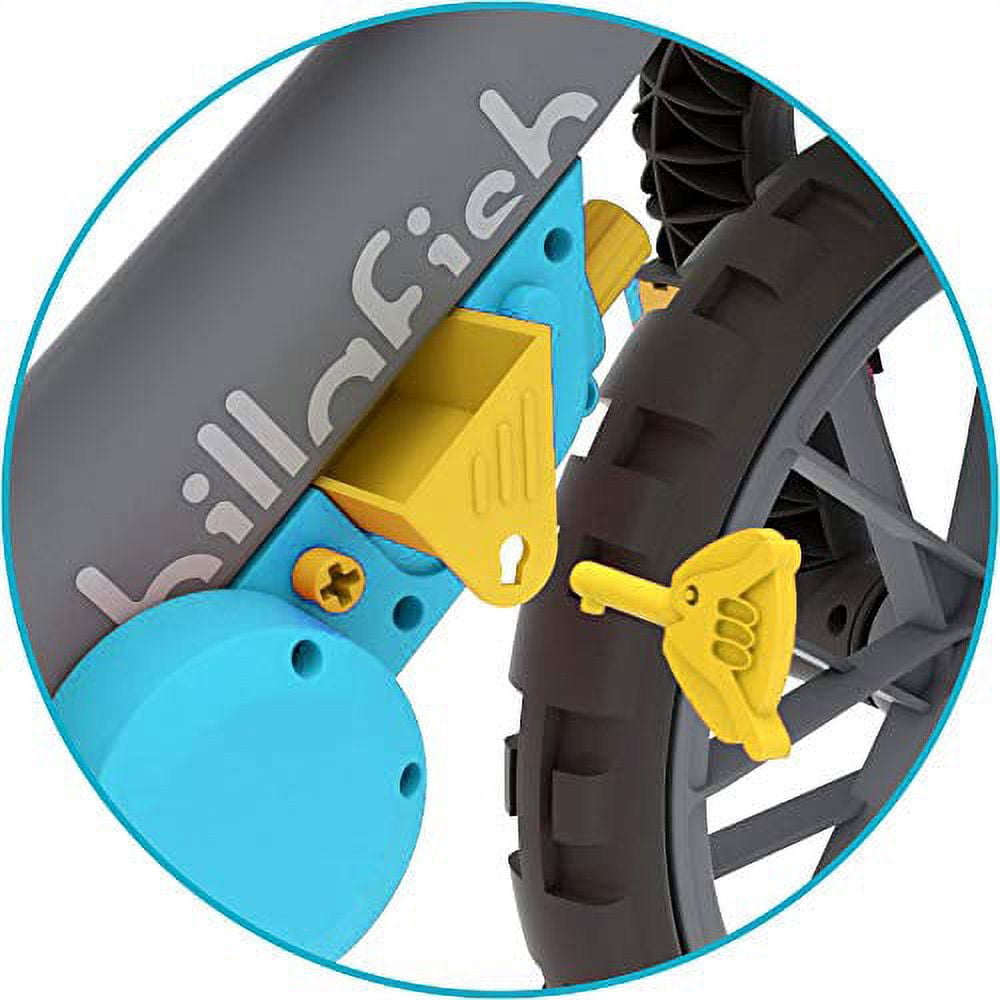 Chillafish BMXie MOTO multi-play balance trainer with real VROOM VROOM sounds and detachable play motor, included child-safe screwdriver and screws, adjustable seat, for age 2-5 years, Blue