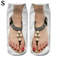 thumbnail image 6 of Novelty 3D Flip Flop Socks Funny Sock Summer Design New Stocking D6 Gifts Q, 6 of 8