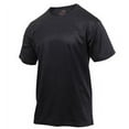 thumbnail image 2 of Rothco Quick Dry Moisture Wicking T-Shirt, Black, L, 2 of 2