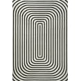 thumbnail image 3 of JONATHAN Y SCANDINAVIAN 5 x 8 Area Rug, Freya Arch Stripe Monotone - Black/White, SCN106B-5, 3 of 7