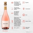 thumbnail image 2 of Vino Espumoso Mucho Más Sparkling Rose 750 ml, 2 of 4