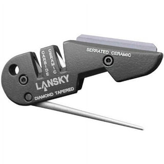 The FAST and FOOLPROOF way to a RAZOR SHARP KNIFE! (Lansky deluxe multi  angle sharpening system) 