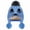 Blue, variant on Girls Sherpa Earflaps Hat Kids Winter Hat Beanie Fuzzy Peruvian Hat 2-4 Years