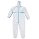 thumbnail image 2 of Traje de protección Mono con capucha para exteriores Ropa de seguridad desechable para taller de laboratorio (3XL), 2 of 14