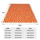 thumbnail image 3 of Balery Dots On Orange Background Manta de Felpa Suave y Acogedora – Cobija de Franela Aterciopelada para Cama, Lavable y Cálida para Sofá, Mascotas, Transpirable-60"x50", 3 of 7