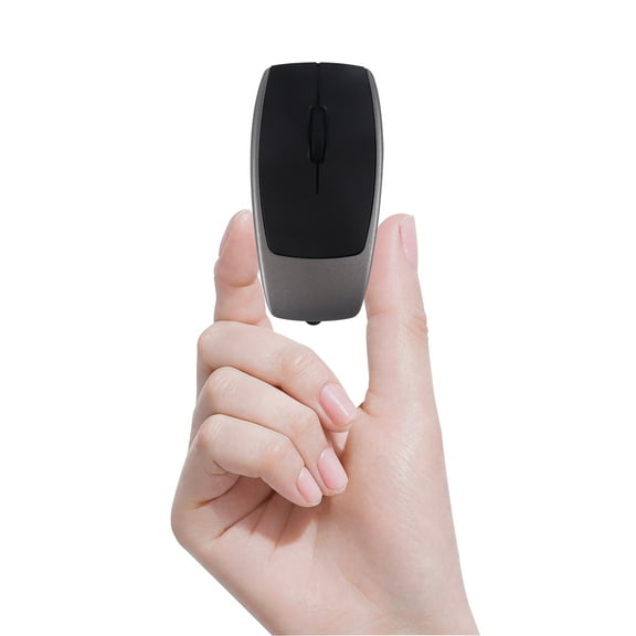 Dpisuuk Bluetooth Mouse Rechargeable Portable Mini Computer Mice with TF Card Reader Optical Lightweight Silent Wireless Mouse for Laptop Tablet Cell Phone Windows Mac OS Android iOS, Grey