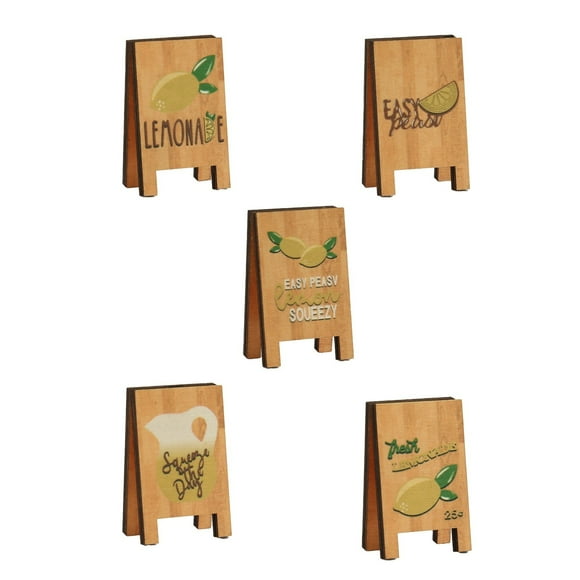 Juego de palés escalonados, letreros de madera, palés escalonados, estilo rústico, letreros de madera mini para el hogar y la mesa de la cocina