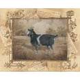thumbnail image 2 of Phillips, Anita 18x15 Black Ornate Wood Framed with Double Matting Museum Art Print Titled - Goat, 2 of 4