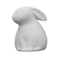 thumbnail image 2 of Estatua de conejo moderna, estatua de mesa, modelo de Animal Artware, adorno, escultura de escritorio pequeña para estantería, decoración de mesa de , 5,8 cm x 5 cm x 7 cm 58 cm x 5 cm x 7 cm perfecl Escultura de conejo, 2 of 7
