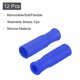 thumbnail image 3 of 12uds Pajitas de Silicona Cubiertas Metal Reutilizables para 1/4 Pulgadas Inoxidable Azul Unique Bargains, 3 of 7