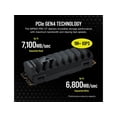 thumbnail image 3 of Corsair MP600 PRO XT M.2 2280 4TB PCI-Express 4.0 x4 NVMe 1.4 3D TLC Internal Solid State Drive up to 7,100MB/sec (SSD) CSSD-F4000GBMP600PXT, 3 of 15