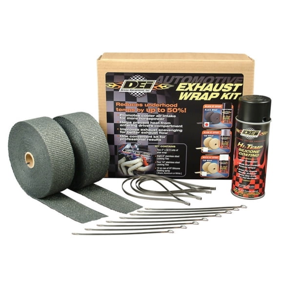 Exhaust Wrap Kit - Silver HT Coating