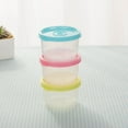 thumbnail image 3 of POINTERTECK 4pcs 160ml Small Plastic Crisper Round Food Container Kitchen Lunch Boxes Sealed Bowl, 3 of 6