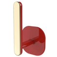 thumbnail image 1 of Farfi Storage Hook Self-adhesive Punch Free Abs Decorative Clothes Hats Holder Organizer Hook For Dorm, 1 of 5