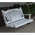 thumbnail image 2 of Yellow Pine Fan Back Style Porch Swing, 2 of 8