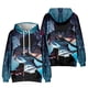 thumbnail image 2 of Sudadera con capucha de manga larga para hombre y mujer, con estampado 3D de Anime Solo Leveling, para otoño, 2 of 5