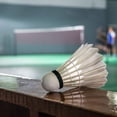 thumbnail image 5 of Casewin 6 Pack Goose Feather Badminton Shuttlecocks with Great Stability and Durability, High Speed Badminton, 5 of 6