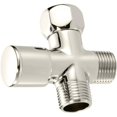 thumbnail image 1 of Westbrass R348-05 7.6-0.3 cm Two-Hole Trip Lever Overflow Face Plate & Screws, Polished Nickel, 1 of 1