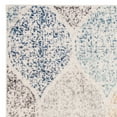 thumbnail image 6 of SAFAVIEH Madison Leighton Geometric Area Rug, Ivory/Blue, 9' x 9' Square, 6 of 10