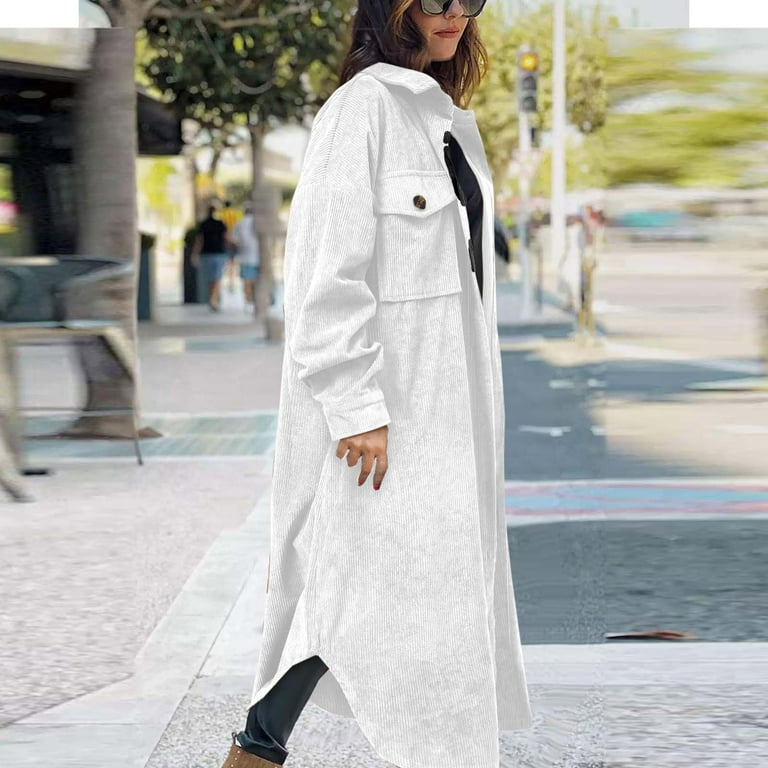 white winter dress coat womens White Wool Maxi Coat Vintage Double Breasted Winter Overcoat 3235 White / M