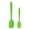 Green, variant on 2pcs Kitchen Cooking Silicone Spatula Set Heat Resistant Turner Scraper Cooking Baking Utensils Purple