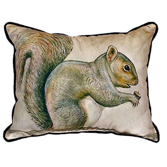 Betsy Drake SN314 11 x 14 in. Squirrel Small Indoor & Outdoor Pillow