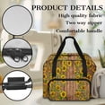 thumbnail image 5 of ZIATUBLE Sunflower Portable Cover Tote Bag Wood Stripes Sewing Machine Cases and Totes Reusable Storage Bag for Handheld Sewing Machine Compatible with Most Standard Sewing Machines, 5 of 7
