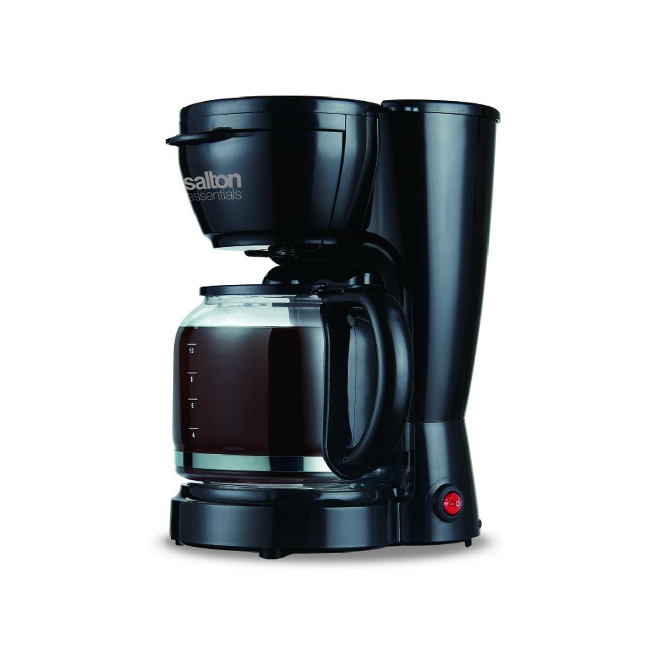 Salton Essentials EFC1774 12 Cup Coffee Maker, 900 Watts, Black