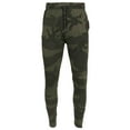 thumbnail image 4 of Mens 2-Piece Athletic Set Hoodie Zipper Sweater Jogging Pants Camo Green L, 4 of 5