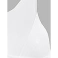 thumbnail image 6 of ZAFUL for Women Prom Dress or Cocktail Dress Evening Part Dress Sheer Mesh Wrap-tie Slinky Bodycon Dress White S, 6 of 7