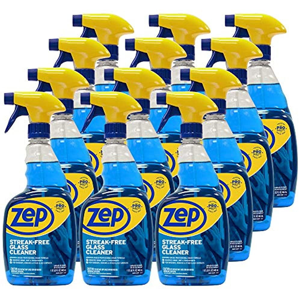 Zep StreakFree Glass Cleaner 32 Ounces (Case of 12) ZU112032 Pro