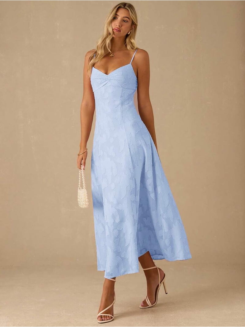 blue jacquard maxi dress Cobalt Blue Bow One-Shoulder Full A-Line Floral Metallic Jacquard Maxi Dress