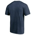 thumbnail image 3 of Men's Heather Navy California Angels Cooperstown Collection Throwback Logo Tri-Blend T-Shirt, 3 of 3
