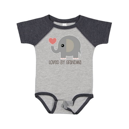

Inktastic Loved by Grandma Cute Grandchild Gift Baby Boy or Baby Girl Bodysuit