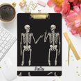 thumbnail image 7 of FMSHPON Gothic Skull Clipboard Hardboard Wood Nursing Clip Board and Pull for Standard A4 Letter 13x9 inches, 7 of 7