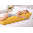 thumbnail image 4 of EVOLIVE Ultra Soft Microfiber Body Pillow Cover/Pillowcases 21"x54" with Hidden Zipper Closure (Spicy Mustard), 4 of 7