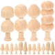 thumbnail image 2 of BRIGHTFUFU 20pcs Árbol de madera sin terminar árbol de madera mini árbol de madera para la decoración de pintura de artesanía de bricolaje, 2 of 7