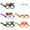 A, variant on Halloween Holiday Costume Accessories Glasses Ghost Pumpkin Bat Pattern for Halloween Masquerade Party Dress Up Theme Decorations