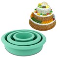 thumbnail image 3 of 3 Layer Silicone Cake Mold Pizza Plate DIY Mould Round Tools, 3 of 10