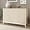 Beige, variant on Modern Fluted Wood 6-Drawer Dresser, Beige