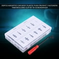 thumbnail image 4 of Qiilu QL04382  Body Panel Lining Interior Body Snap Rivets 350 Pieces 12 Grid Box With Screwdriver, 4 of 8