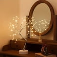 thumbnail image 6 of ABPETE ​​ Tabletop Bonsai Tree,DIY 108 LED Bonsai Tree Light with Bendable Branches - USB/Battery Powered Fairy Spirit Lamp for Home Decor, Night Light, and Festivals, 6 of 7