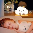 thumbnail image 2 of Luz De Noche De Nube LED Regulable Afortunado Para niños Lámpara De Control Remoto De Silicona, 2 of 5
