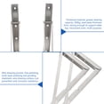 thumbnail image 4 of Shisuyan Folding Shelf Brackets Indoor and Outdoor Projects 2Pcs 7.86X4.21X0.98 Inch, 4 of 9