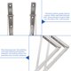 thumbnail image 2 of Soportes plegables de acero inoxidable de 2pcs soportes plegables soportes de soporte, 2 of 5