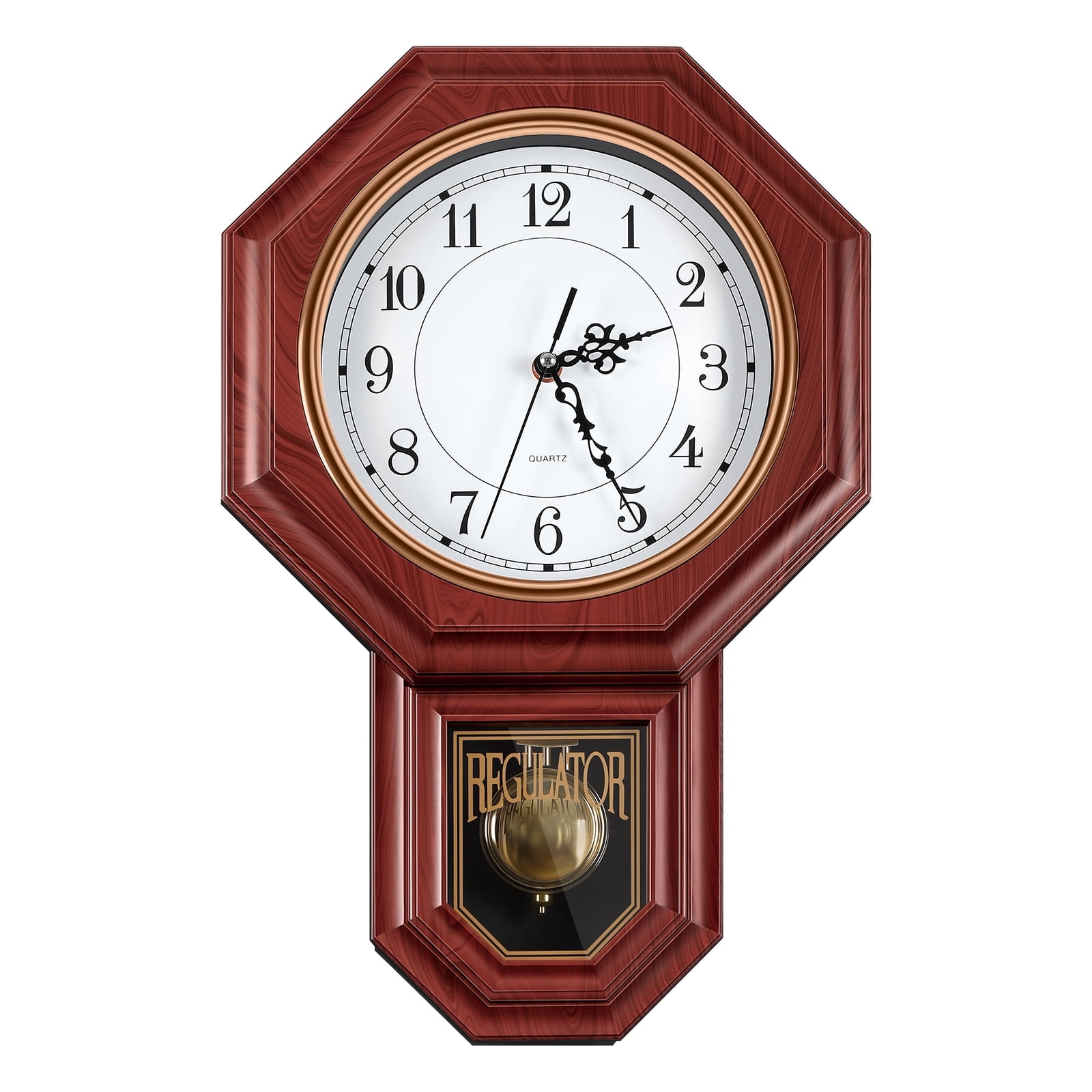 Horloge Murale Numérique LED Ronde 25CM, Horloge Digitale avec Télécommande, Température, Humidité, Date, Alarmes, 12/24H, Luminosité Réglable | Leroy Merlin